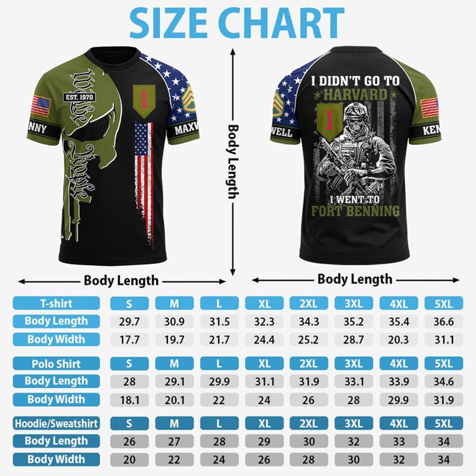 I Didn't Go To Harvard I Went To Fort Benning Vr2 Custom Military Base Division All Over Print Shirt For Veteran Veterans Day Gift H2511 Trna