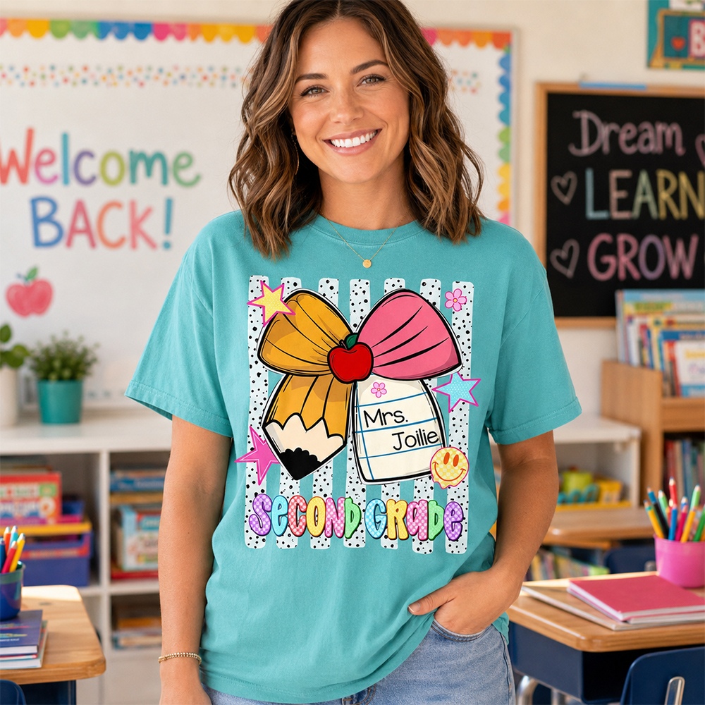 Custom Back to School Custom Shirts, Pre K to 5th Grade L0411 Hv01