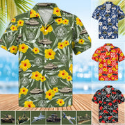 Veteran Hawaiian Shirt Custom Military Vehicle Gift For US Veterans, Veterans Day Shirt Fathers Day Shirt H2511 Trna