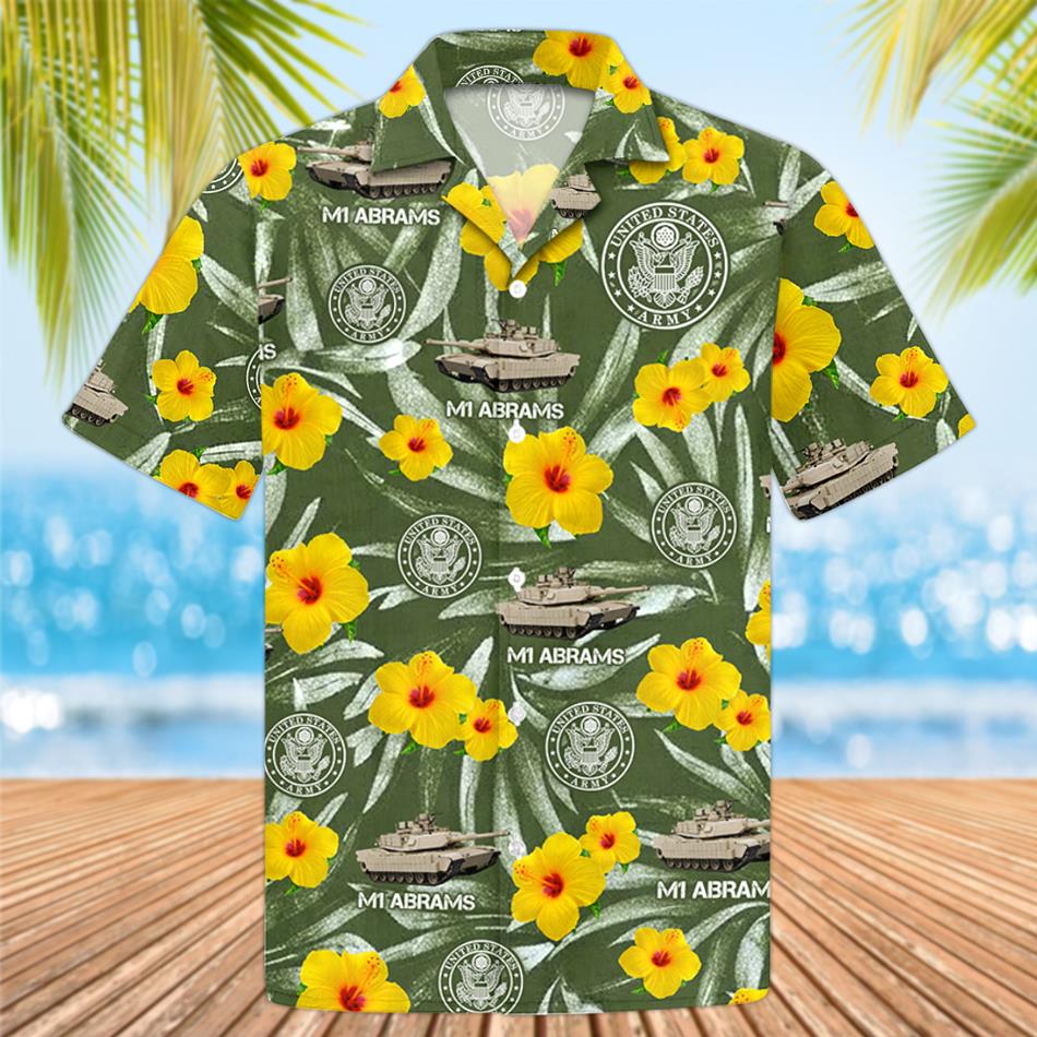 Veteran Hawaiian Shirt Custom Military Vehicle Gift For US Veterans, Veterans Day Shirt Fathers Day Shirt H2511 Trna