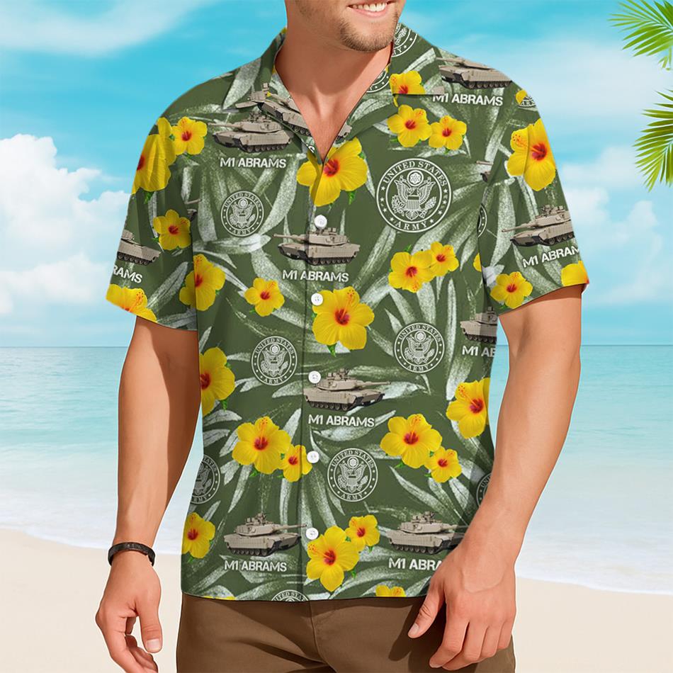 Veteran Hawaiian Shirt Custom Military Vehicle Gift For US Veterans, Veterans Day Shirt Fathers Day Shirt H2511 Trna