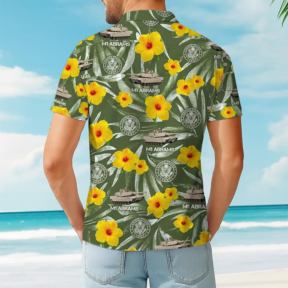 Veteran Hawaiian Shirt Custom Military Vehicle Gift For US Veterans, Veterans Day Shirt Fathers Day Shirt H2511 Trna