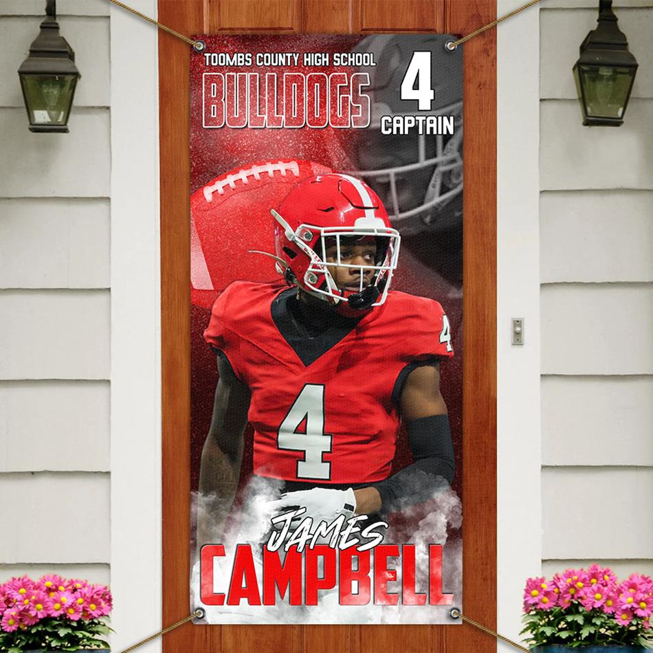 Personalized Player Banner – Perfect for Parents Supporting Their Kids on Game Day Cheering Banner H2511 Trna
