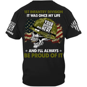 It Was Once My Life And I Will Always Be Proud Of It Custom Shirt For Veteran H2511