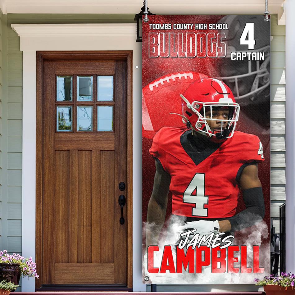 Personalized Player Banner – Perfect for Parents Supporting Their Kids on Game Day Cheering Banner H2511 Trna