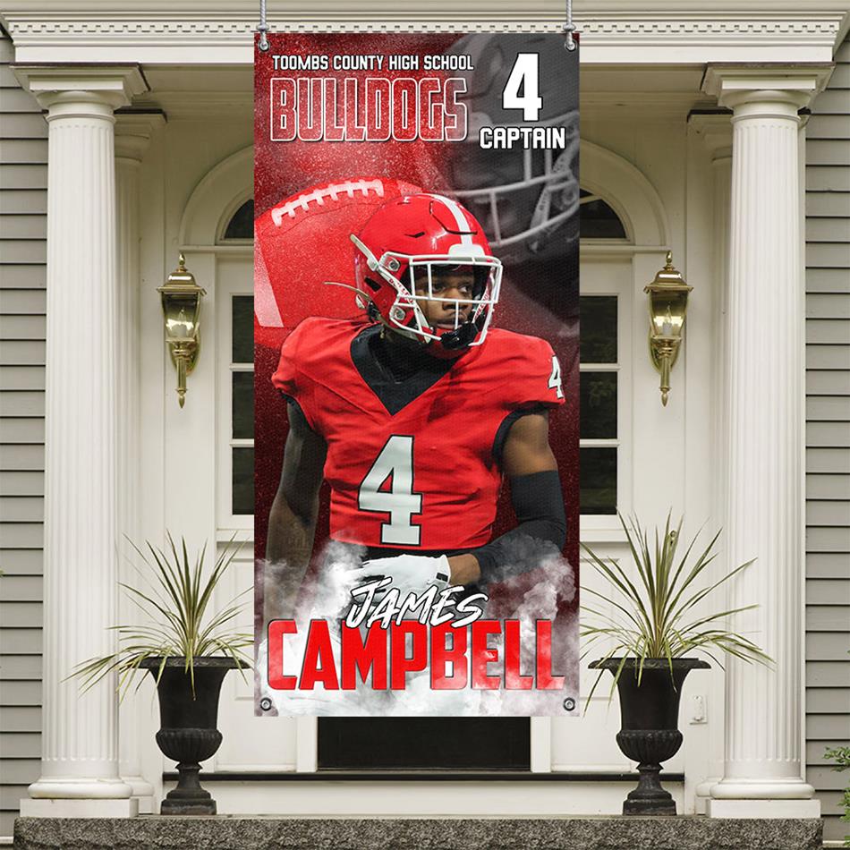 Personalized Player Banner – Perfect for Parents Supporting Their Kids on Game Day Cheering Banner H2511 Trna
