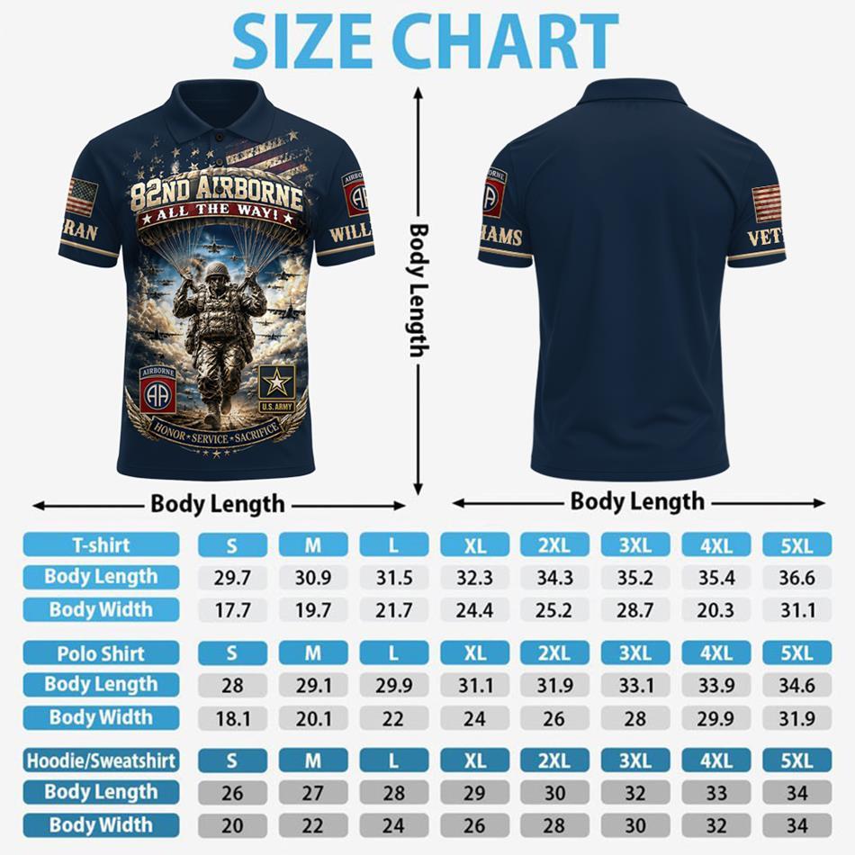 Personalized Military Veteran All Over Print Shirt, Patriotic Army Veteran Graphic Tee, Honor Service Sacrifice Gift for Soldiers and Veterans H2511 Trna