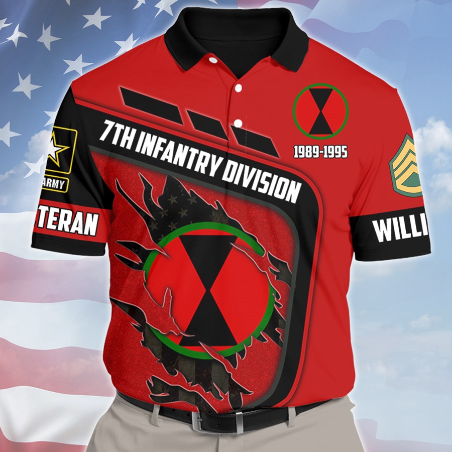 Personalized Military Veteran Shirt Proudly Served Duty Honor Country All Over Print Shirt Custom Division All Branches H2511 Trna
