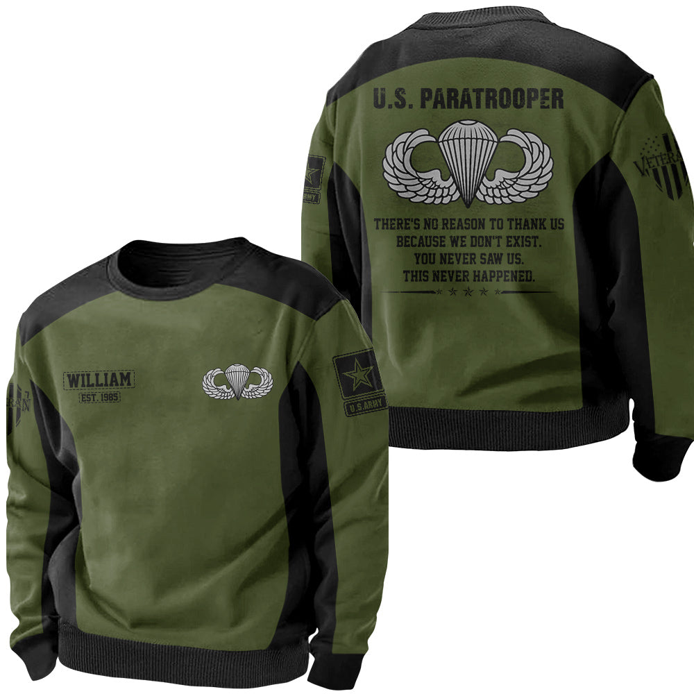 Hoodie There's No Reason To Thanks Us Veteran All Over Print Shirt For Veteran H2511