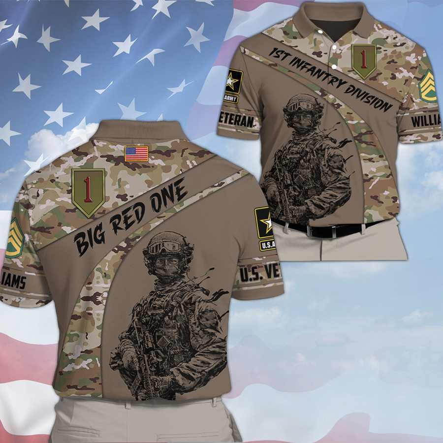 Custom Soldiers Art Camouflage All Over Print Shirt Gift For Military Veteran Soldier Gift H2511 Trna