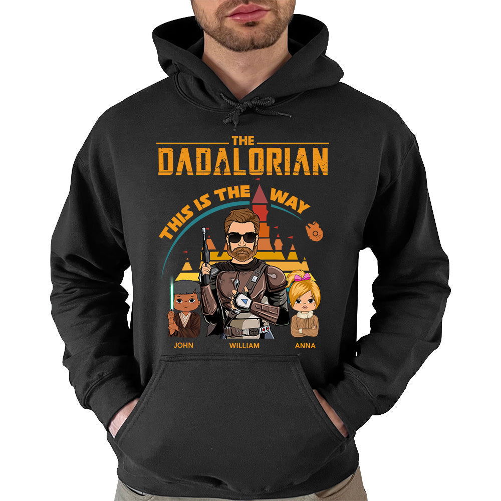 The Dadalorian This Is The Way Personalized Shirt For Dad