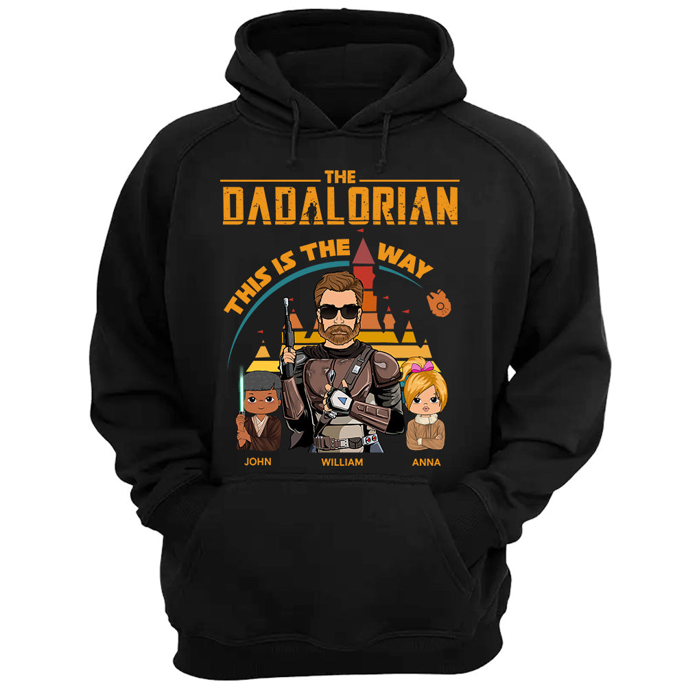 The Dadalorian This Is The Way Personalized Shirt For Dad