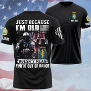 Just Because I'm Old Soldier Doesn't Mean You're Out Of Range All Over Print Shirt For Veteran H2511 Trna