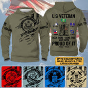Personalized All Over Print Shirt For Patriotic Veterans - Been There Done That And Damn Proud Of It Combat Boots Custom Flag H2511