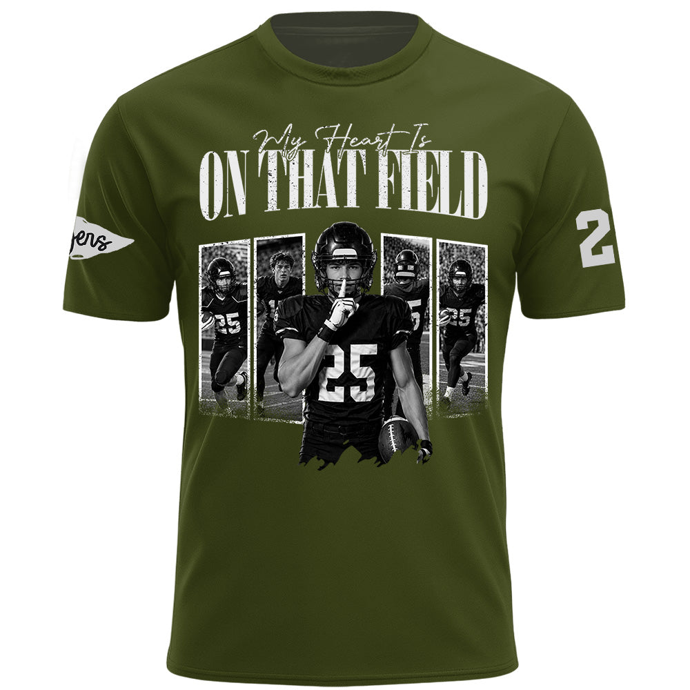 Photo Football GameDay Custom Shirt, Gift For Football Lovers L0411 Nh00