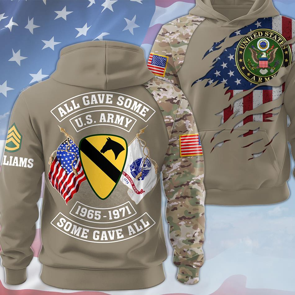 All Gave Some Some Gave All Custom All Over Print Shirt Hoodie For Proud US Veteran H2511 Trna
