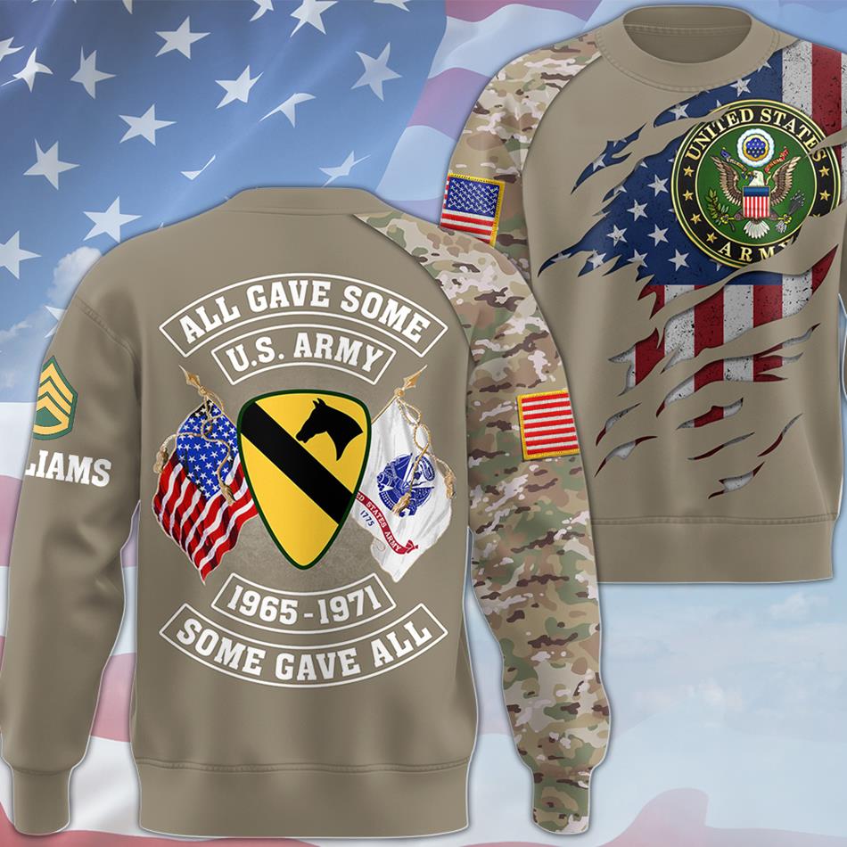 All Gave Some Some Gave All Custom All Over Print Shirt Hoodie For Proud US Veteran H2511 Trna