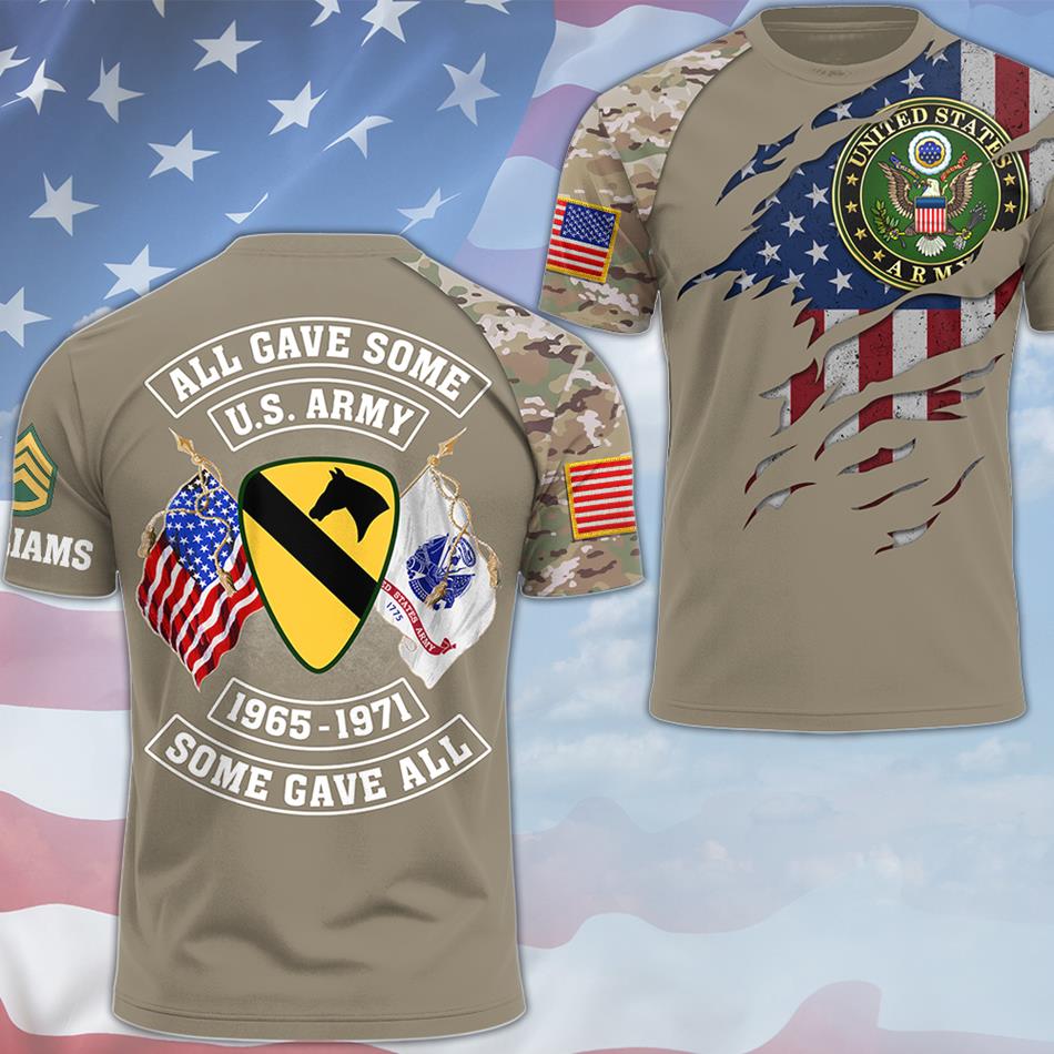 All Gave Some Some Gave All Custom All Over Print Shirt Hoodie For Proud US Veteran H2511 Trna
