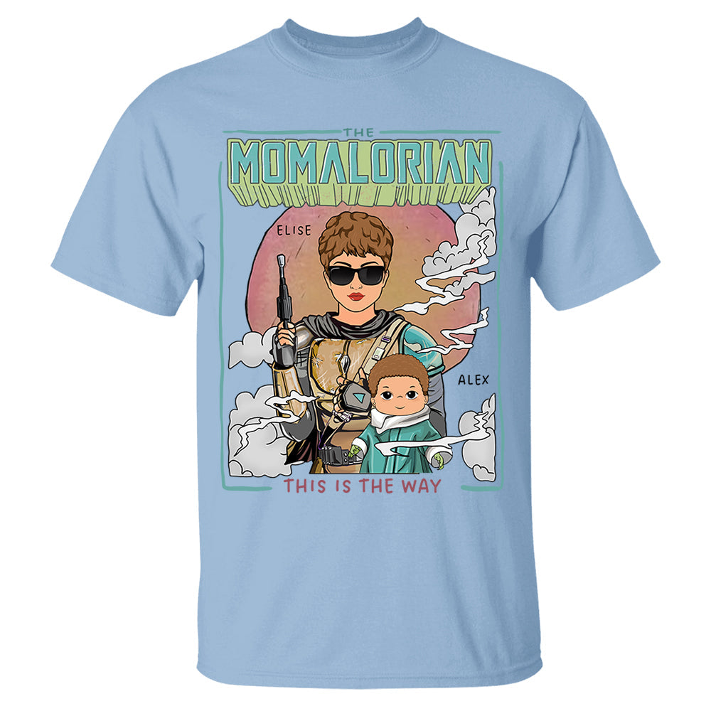 Personalized Retro The Momalorian This Is The Way Shirt Gift For Mom