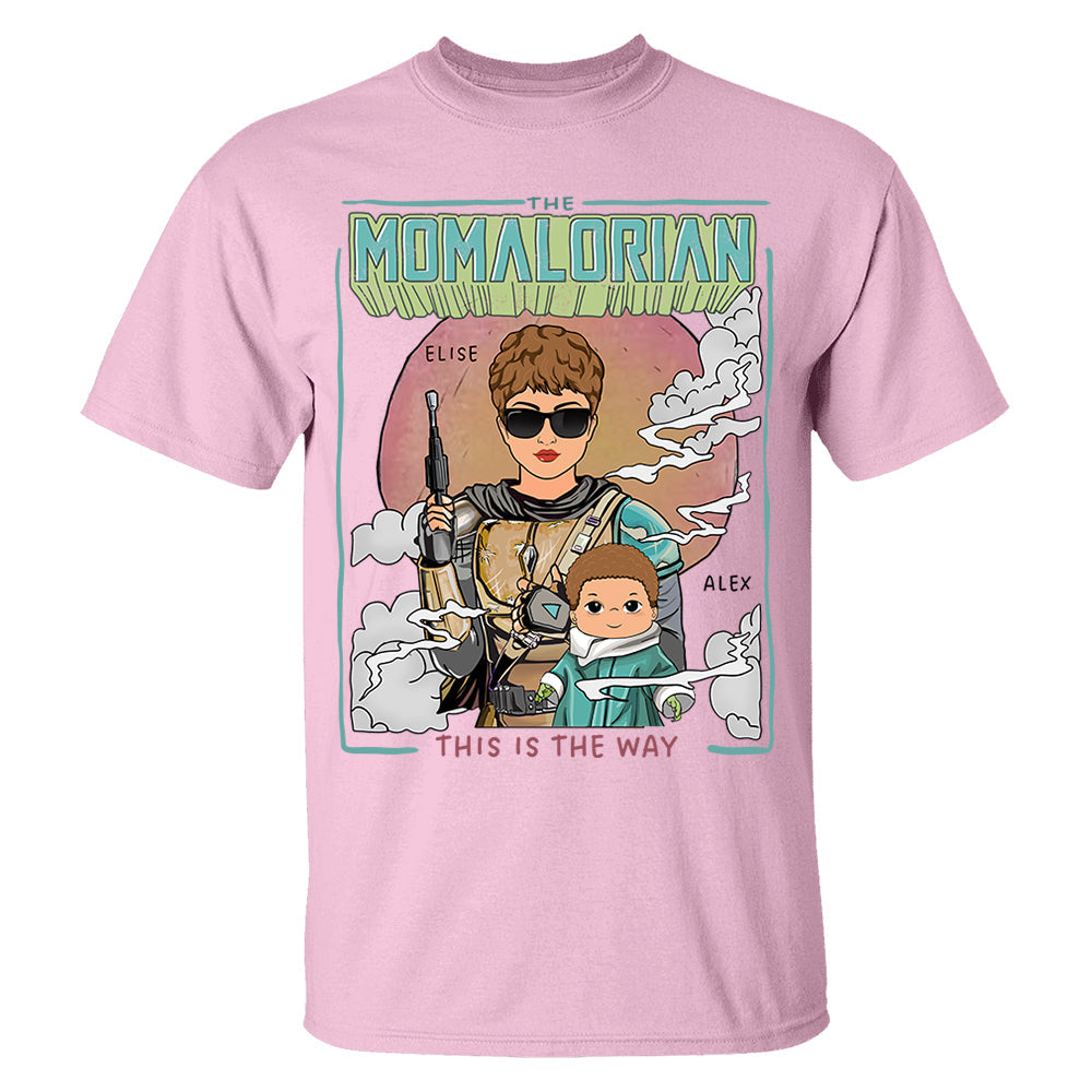 Personalized Retro The Momalorian This Is The Way Shirt Gift For Mom