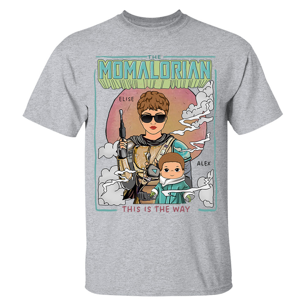 Personalized Retro The Momalorian This Is The Way Shirt Gift For Mom
