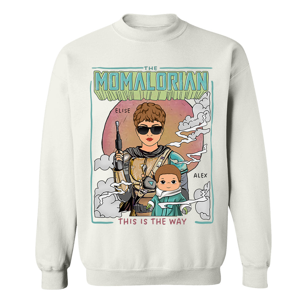 Personalized Retro The Momalorian This Is The Way Shirt Gift For Mom