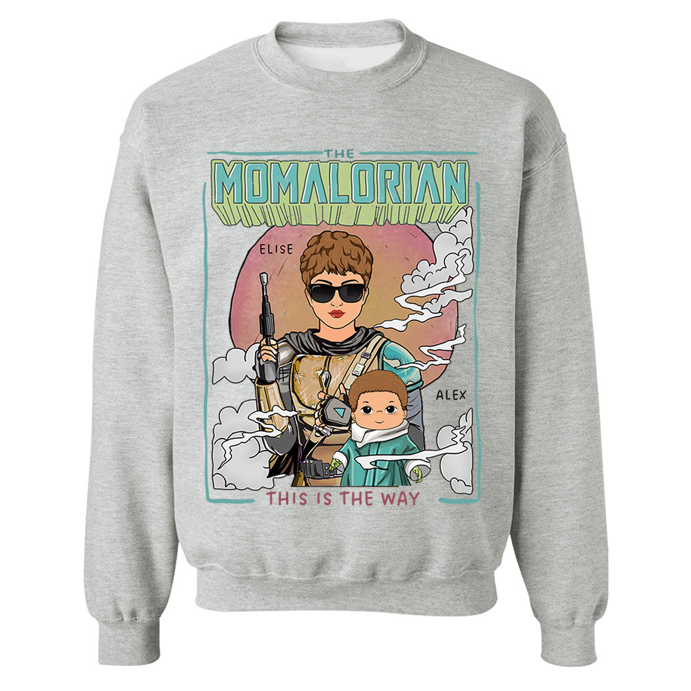 Personalized Retro The Momalorian This Is The Way Shirt Gift For Mom