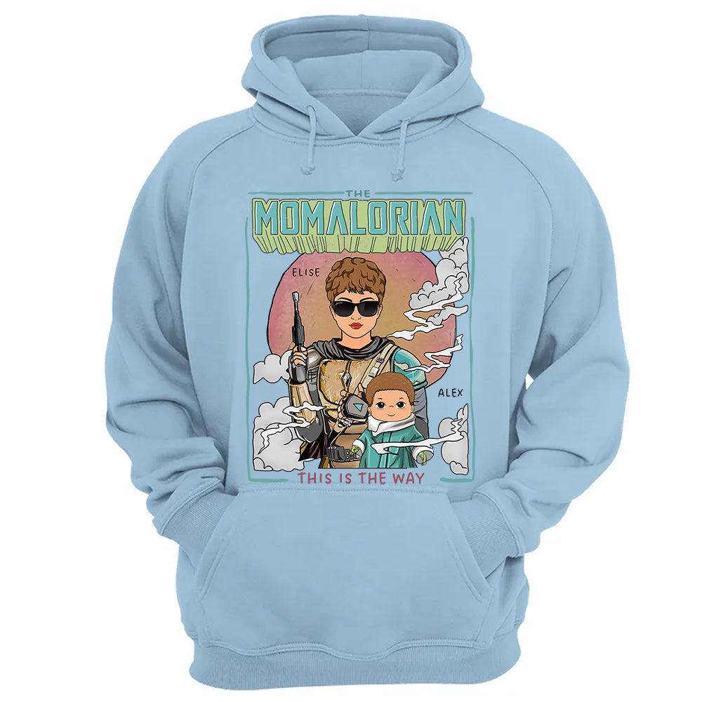 Personalized Retro The Momalorian This Is The Way Shirt Gift For Mom