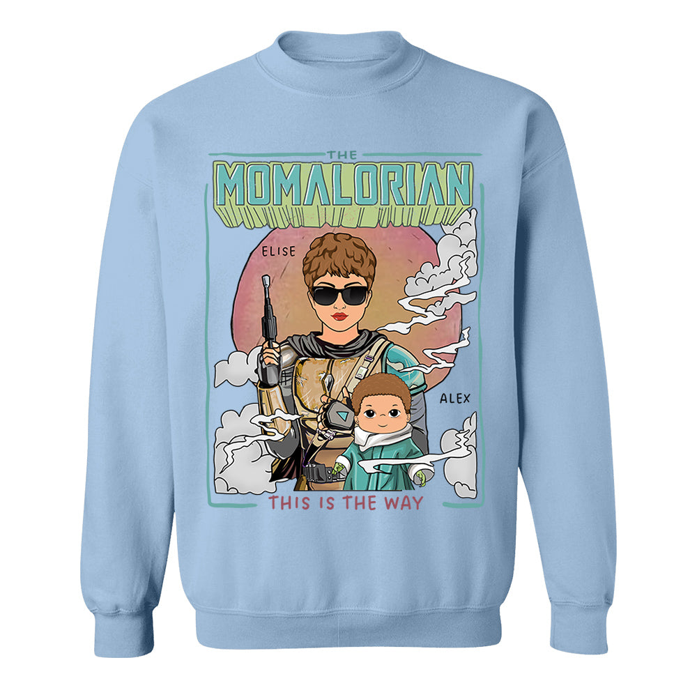 Personalized Retro The Momalorian This Is The Way Shirt Gift For Mom