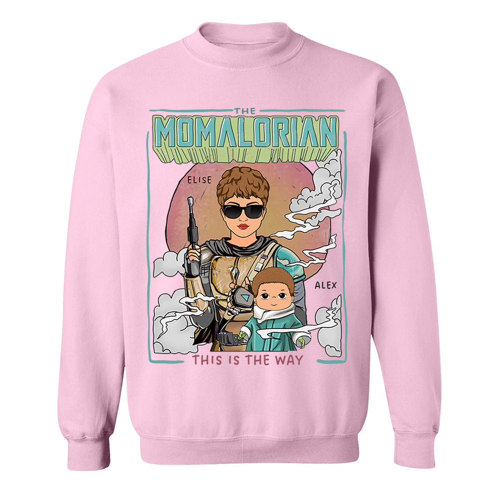 Personalized Retro The Momalorian This Is The Way Shirt Gift For Mom