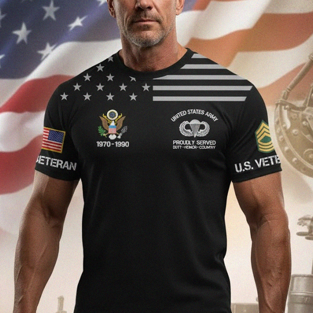 PTSD Is Not A Sign Of Weakness PTSD Is Earned By Doing What Others Fear Personalized All Over Print Shirt For Proud US Veteran H2511 Trna
