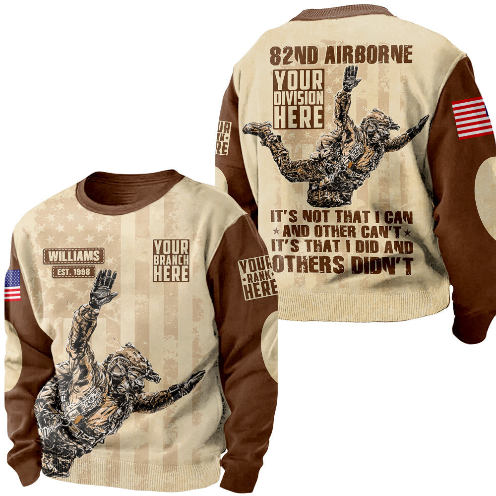 Vintage Shirt Hoodie Veteran It's Not That I Can And Others Can't It's That I Did Personalized All Over Print Shirt For Veteran H2511