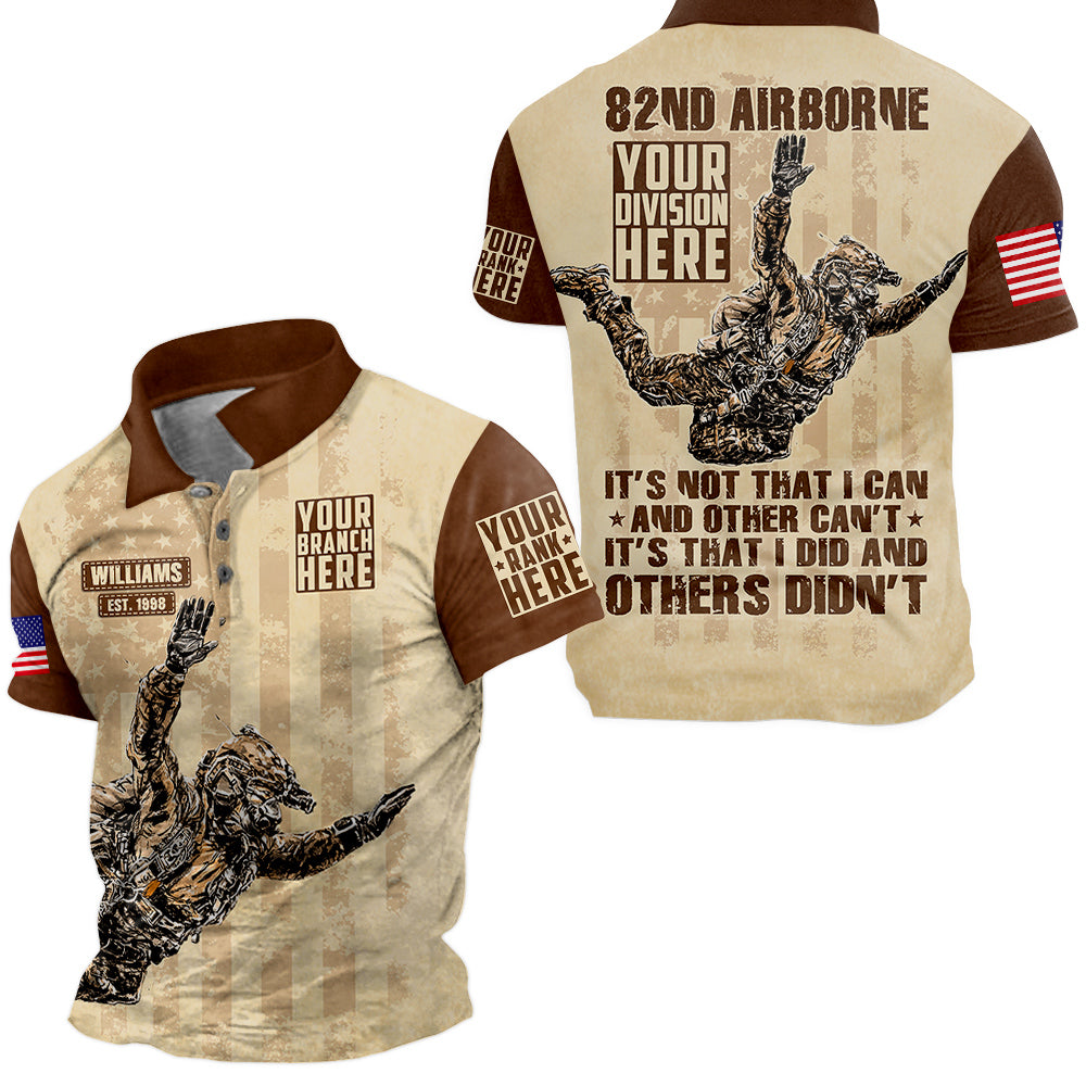 Vintage Shirt Hoodie Veteran It's Not That I Can And Others Can't It's That I Did Personalized All Over Print Shirt For Veteran H2511