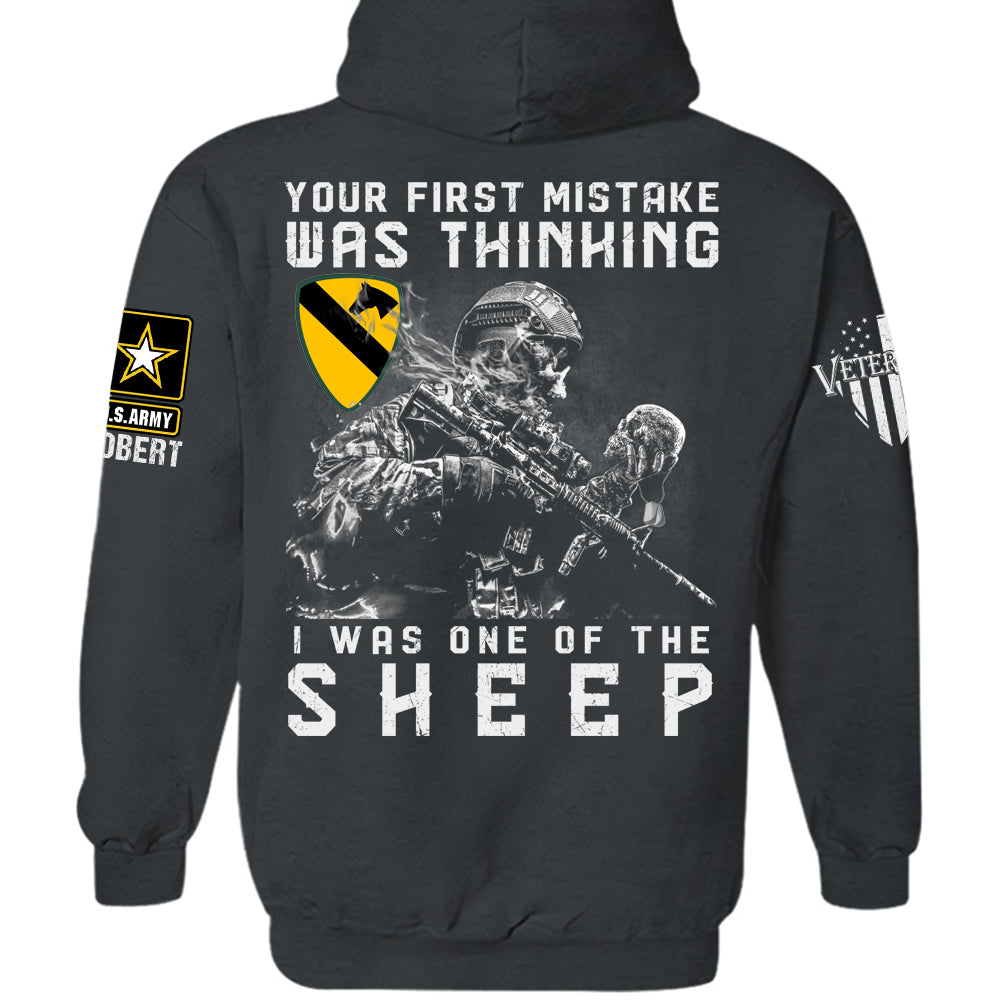 Your First Mistake Was Thinking I Was One Of The Sheep Personalized Shirt For Veteran H2511