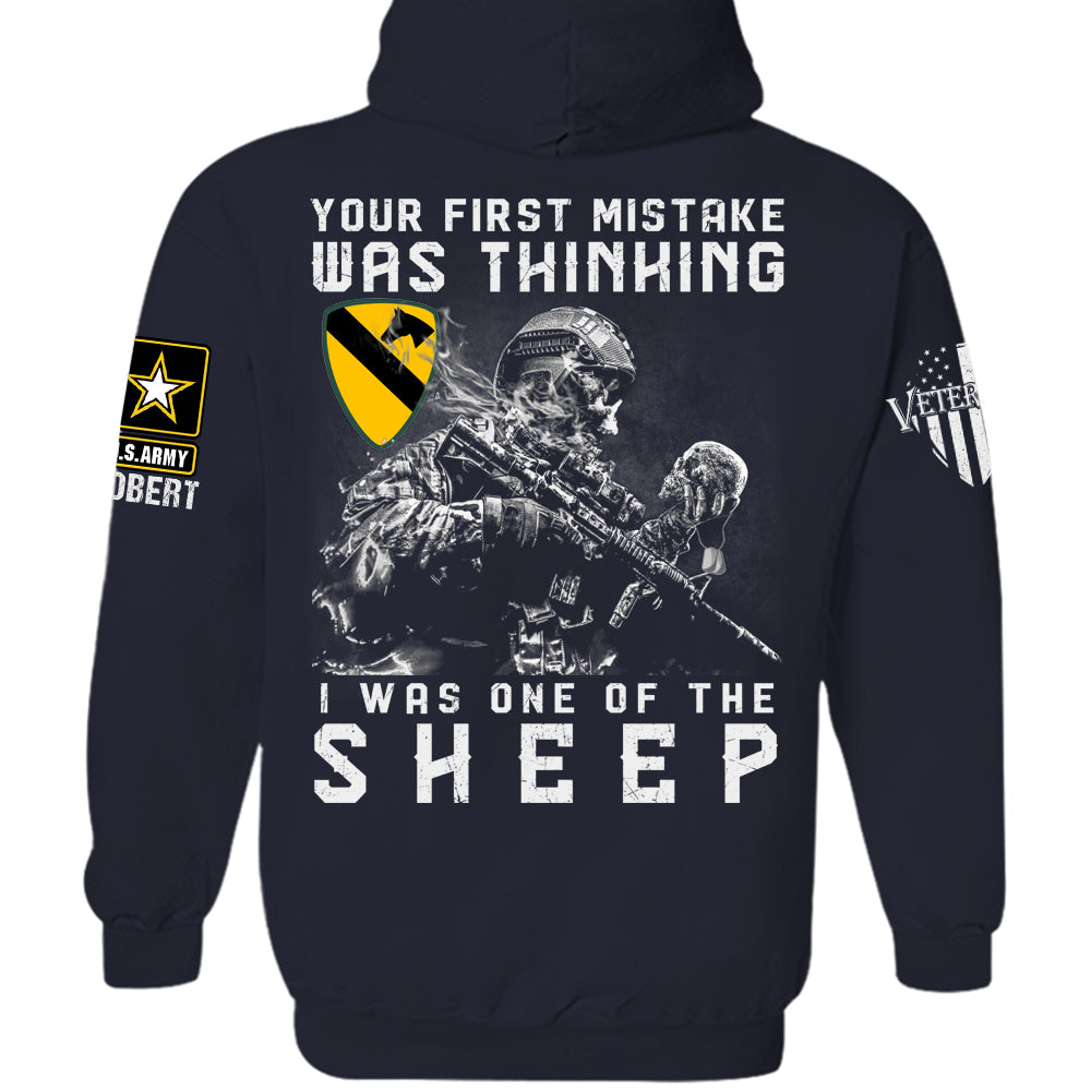 Your First Mistake Was Thinking I Was One Of The Sheep Personalized Shirt For Veteran H2511