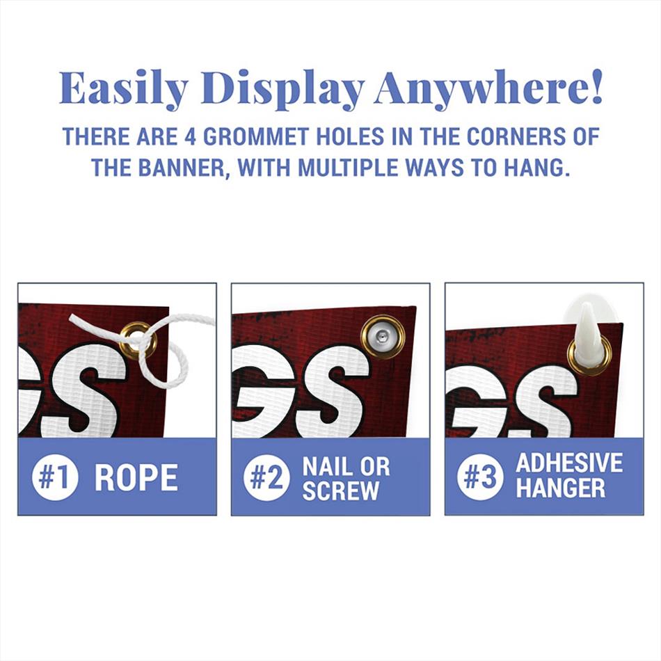Custom Senior 2026 American Football Senior Banner Gift For Football Gameday Football Lovers Banner H2511 Trna