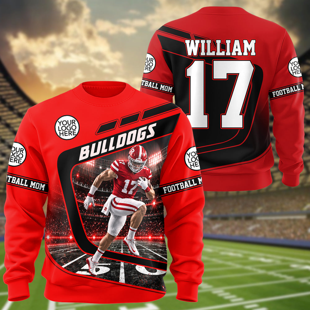 Personalized All Over Print Shirt American Football - Gift For Football Lovers NA04 T24