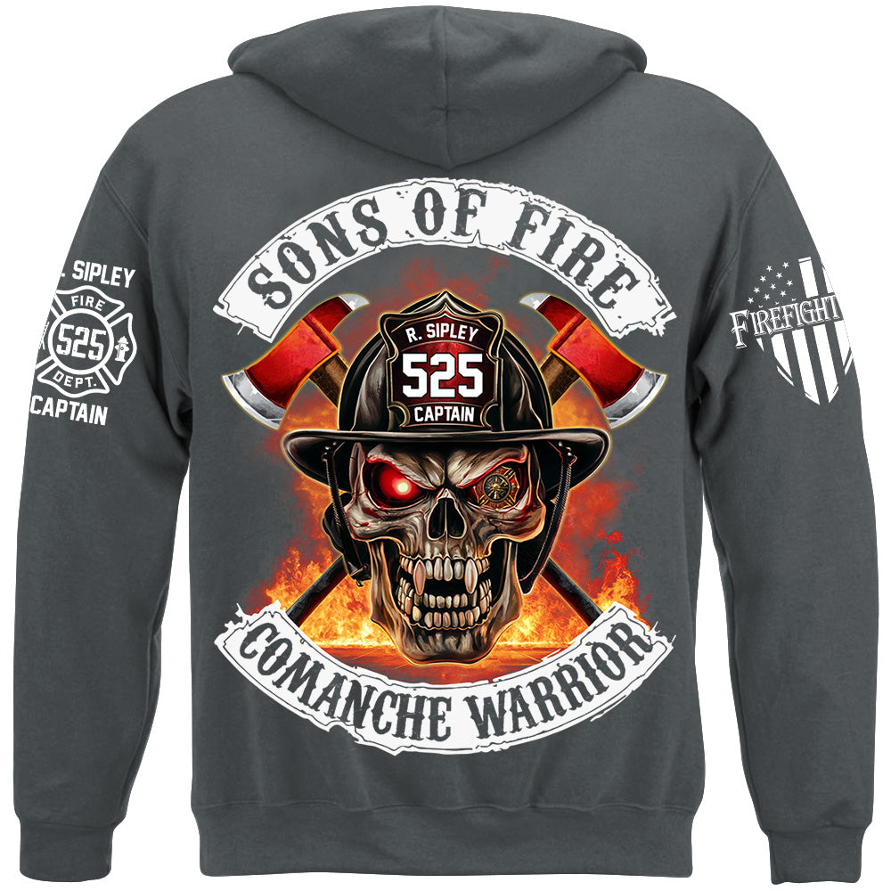 Firefighters Shirt Sons Of Fire Custom Shirt For Fireman Shirt H2511
