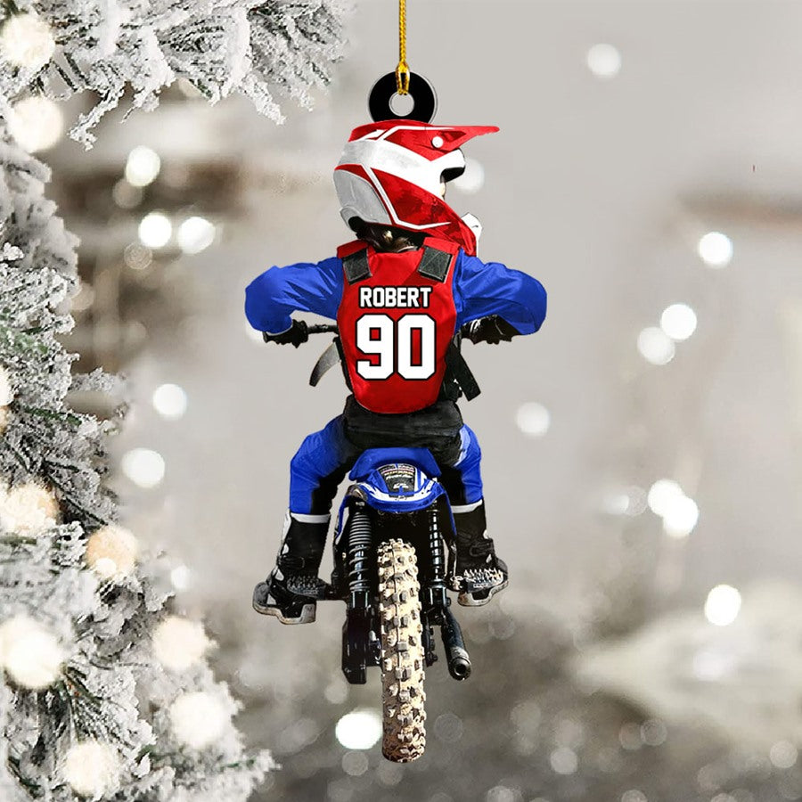 Motocross Racing For Kids Christmas Ornament Gift For Your Son Daughter Motocross Racer Gift H2511 Trna