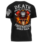 Death Smiles At Everyone Firefighters Smile Back Personalized Shirt For Firefighter H2511