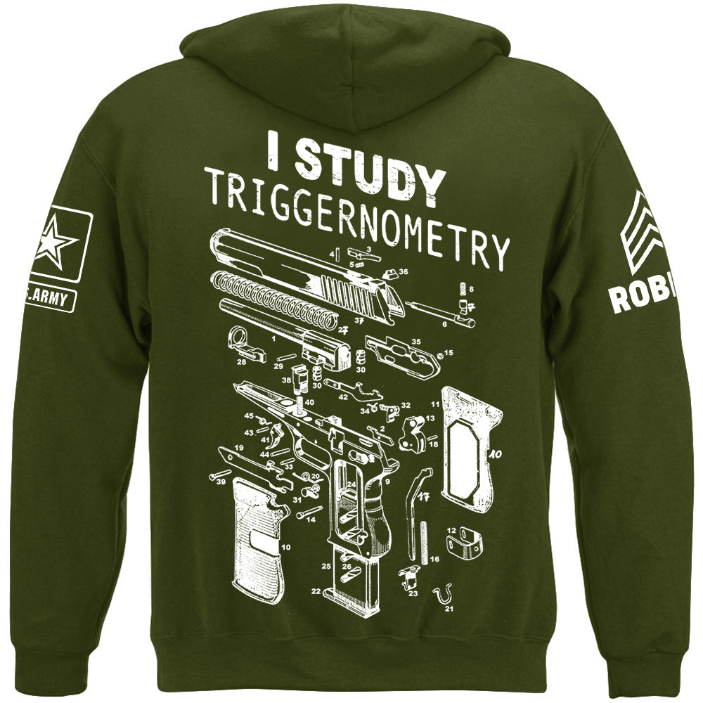 I Study Triggernometry Custom Shirt For US Military Veteran H2511 vr2