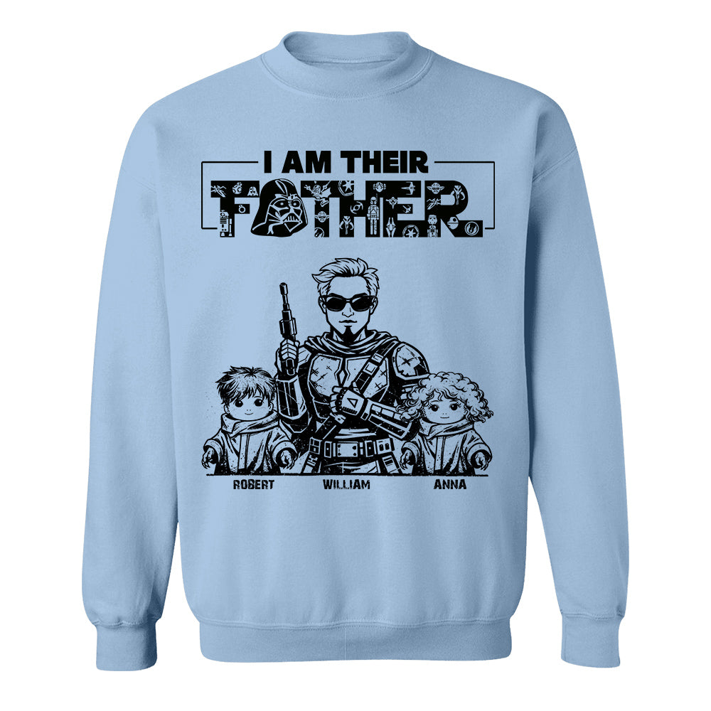 I Am Their Father - Personalized Vintage Style Shirt For Dad Father's Day 2026 NA04 Hv01