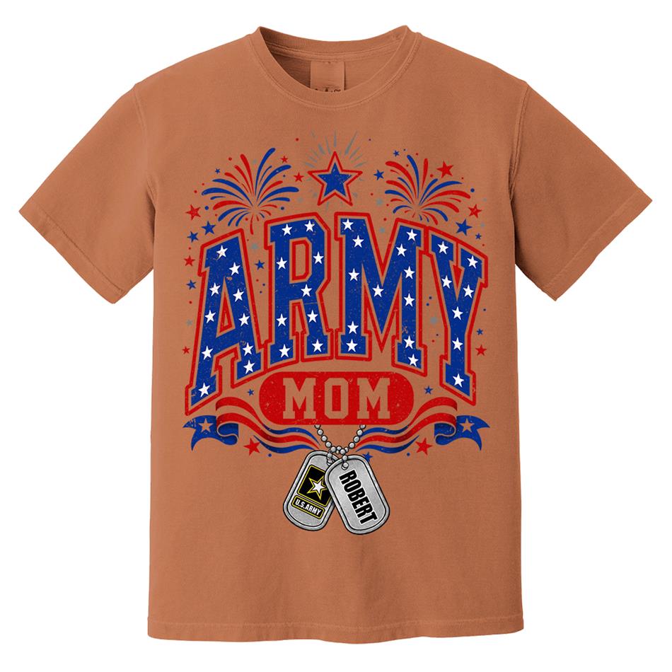 4TH July Army Mom Custom Shirt For Proud Military Mom Aunt Sister Grandma Shirt H2511 Trna