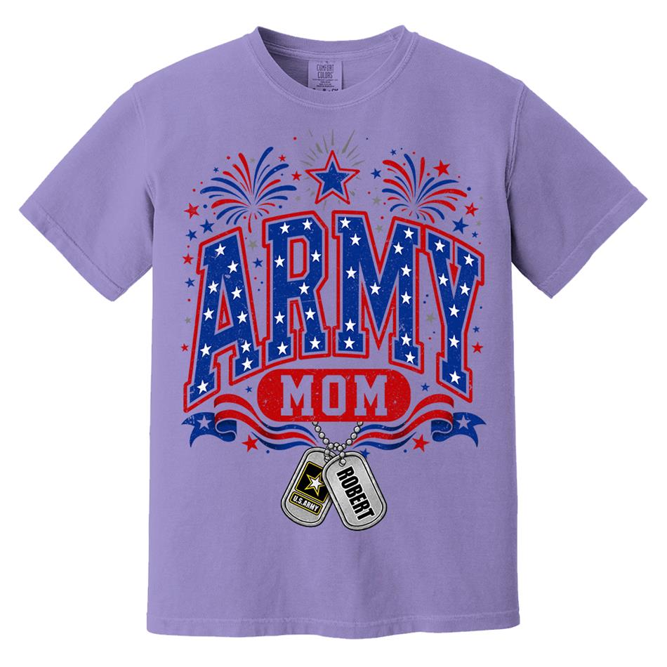 4TH July Army Mom Custom Shirt For Proud Military Mom Aunt Sister Grandma Shirt H2511 Trna
