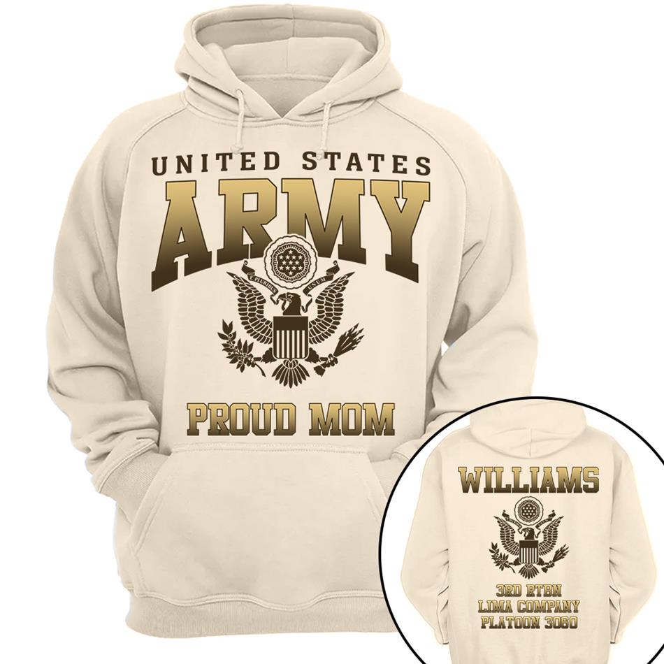 United States Military Proud Mom Dad Grandma... Custom For All Family Members Shirt Military Graduate Day Family Shirt H2511 Trna