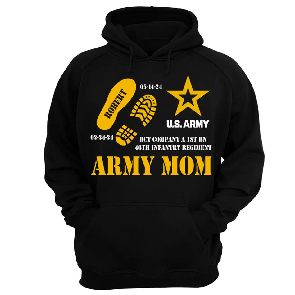 Custom Recruit Training Unit Designation Shirt For Soldier Army Mom Dad Grandpa Military Graduation Family Shirt H2511 Trna