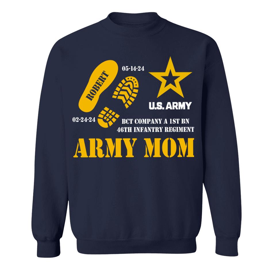 Custom Recruit Training Unit Designation Shirt For Soldier Army Mom Dad Grandpa Military Graduation Family Shirt H2511 Trna