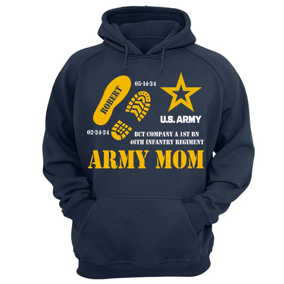 Custom Recruit Training Unit Designation Shirt For Soldier Army Mom Dad Grandpa Military Graduation Family Shirt H2511 Trna