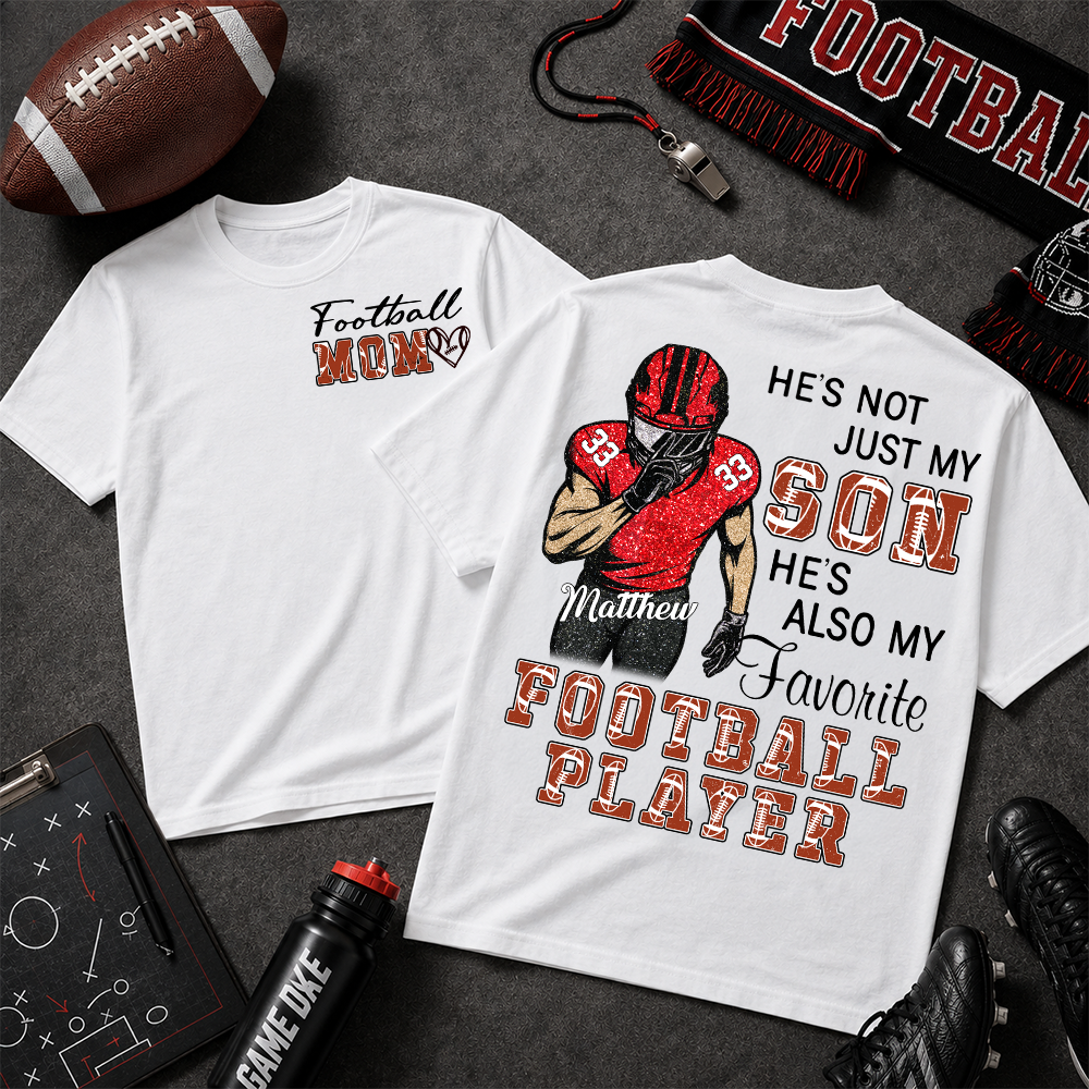 Custom Football Mom Shirt, Game Day Gift L0411 Hv01