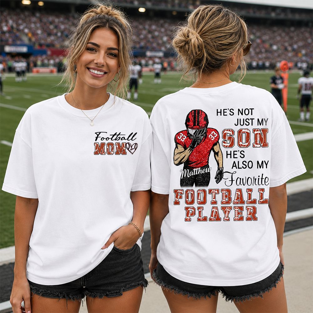 Custom Football Mom Shirt, Game Day Gift L0411 Hv01